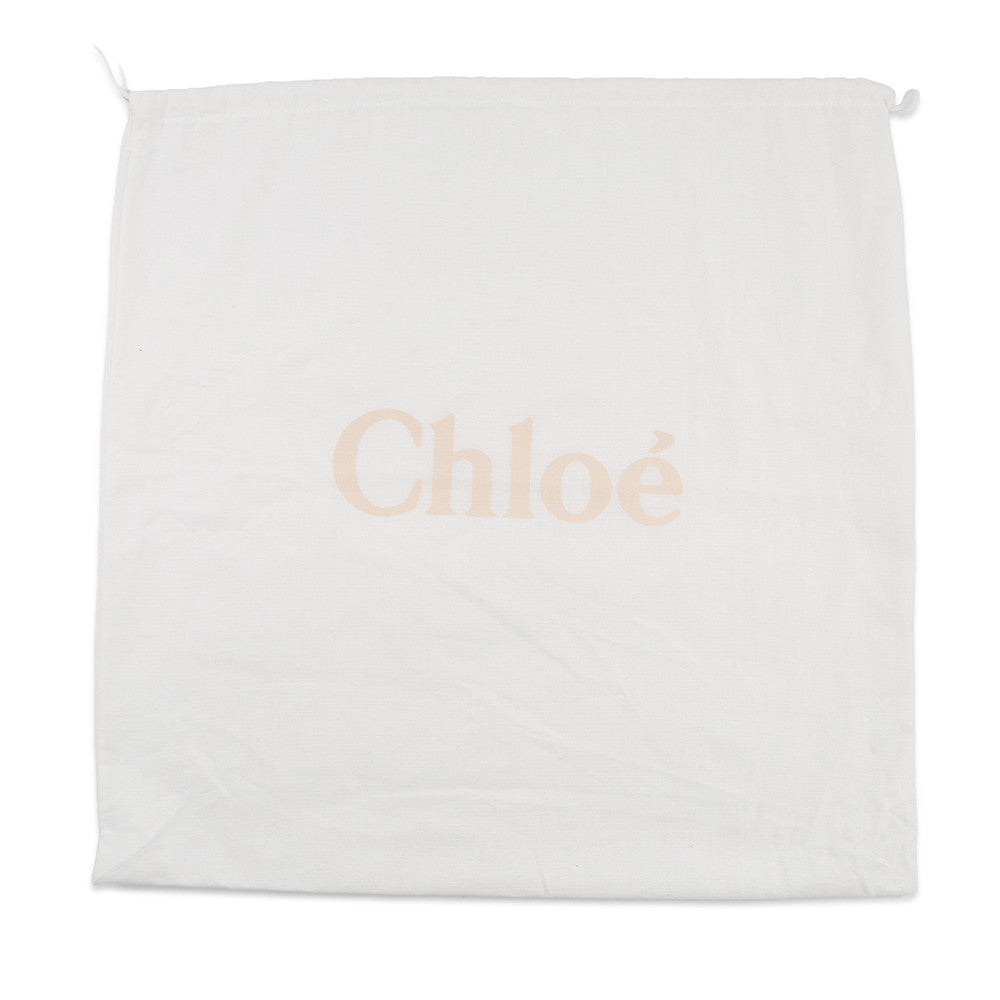 Chloe Woody tote Brassie BeigeCHC23AS383L1726Y Canvas Calf Leather Size Medium
