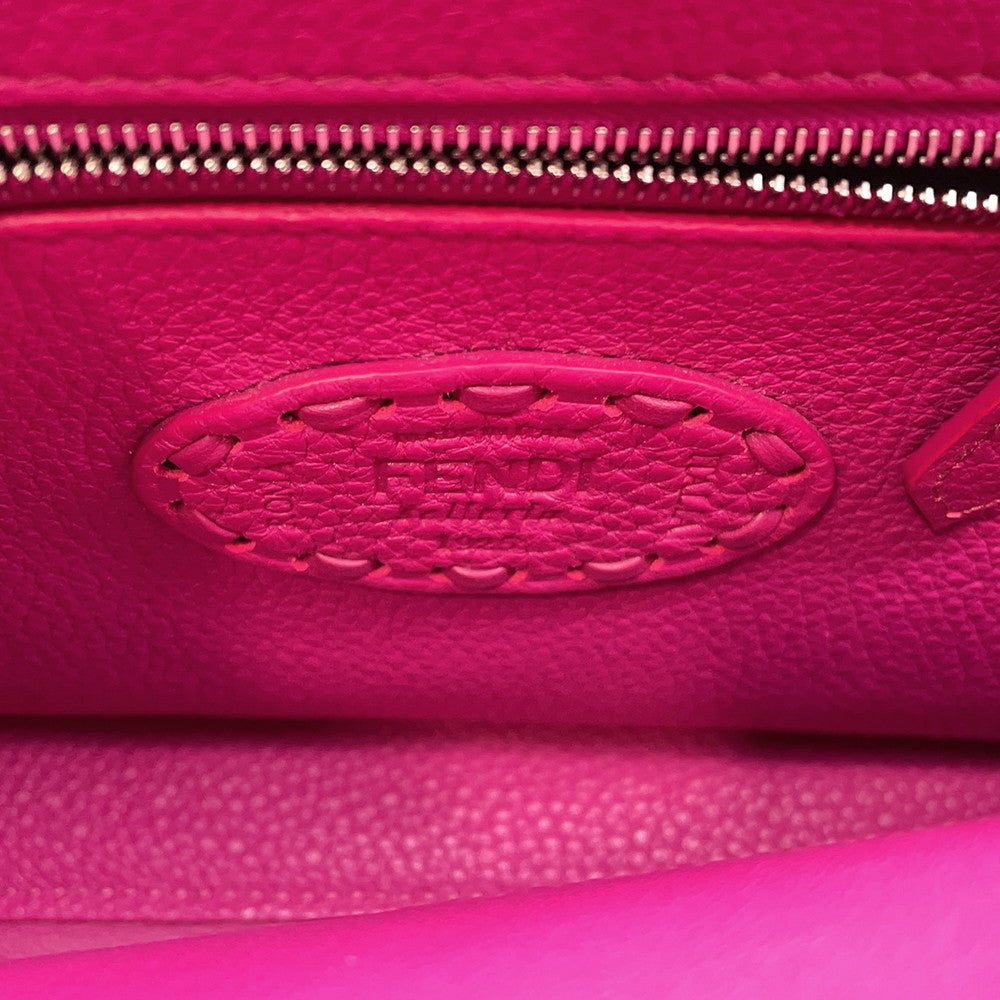 FENDI Selleria Peekaboo Pink8BN244 Leather Size Mini