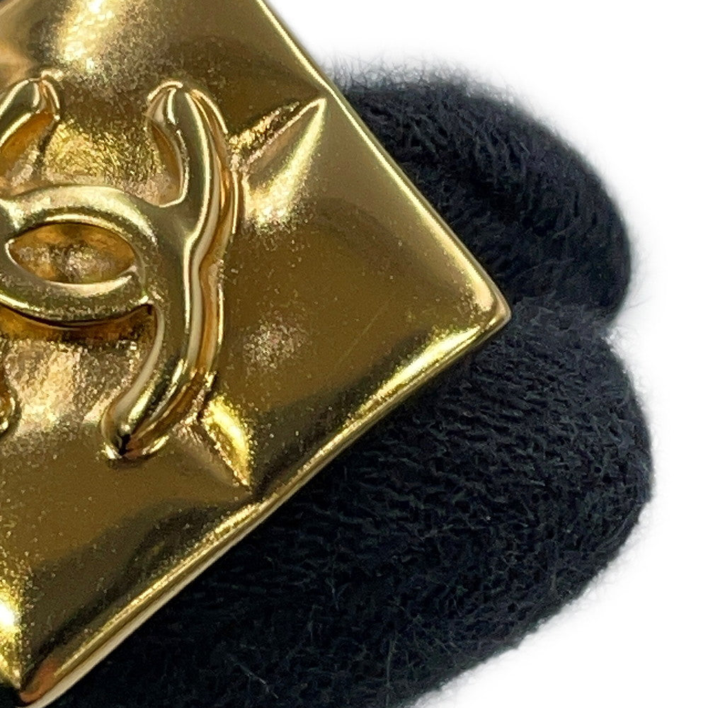 CHANEL Matelasse CC Logo Square Earrings GoldABE656-B18535-NAAKS Gold Plated