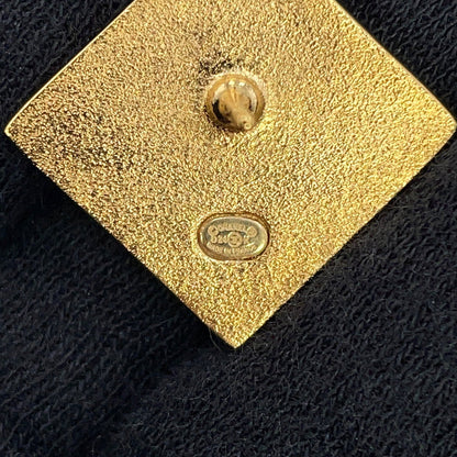 CHANEL Matelasse CC Logo Square Earrings GoldABE656-B18535-NAAKS Gold Plated