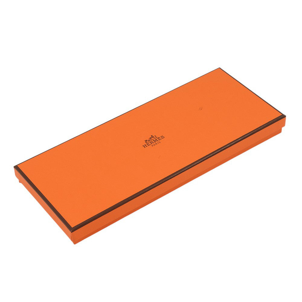 HERMES Gavroche Ex-Libris White/Black/Khaki Cashmere70% Silk30%