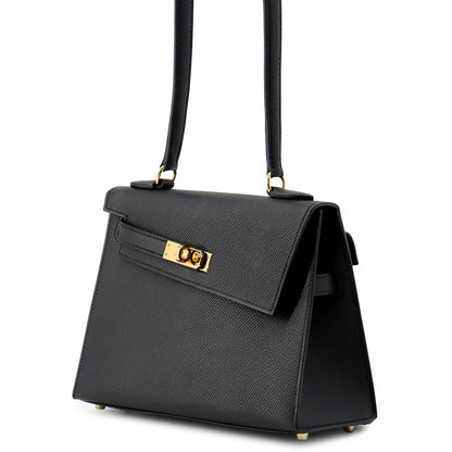 HERMES Kelly Disorder Black Epsom Size 20