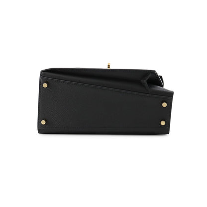 HERMES Kelly Disorder Black Epsom Size 20