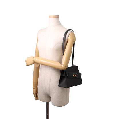 HERMES Kelly Disorder Black Epsom Size 20