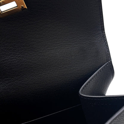 HERMES Kelly Disorder Black Epsom Size 20