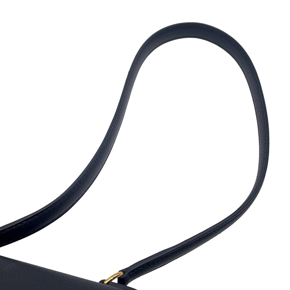 HERMES Kelly Disorder Black Epsom Size 20