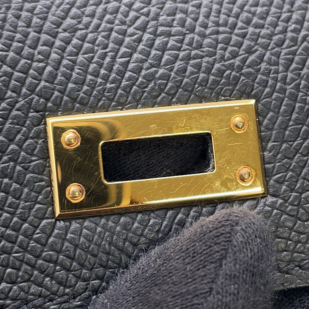 HERMES Kelly Disorder Black Epsom Size 20