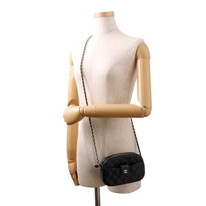 CHANEL Timeless Classic Chain Shoulder Bag BlackAP3998 Lambskin