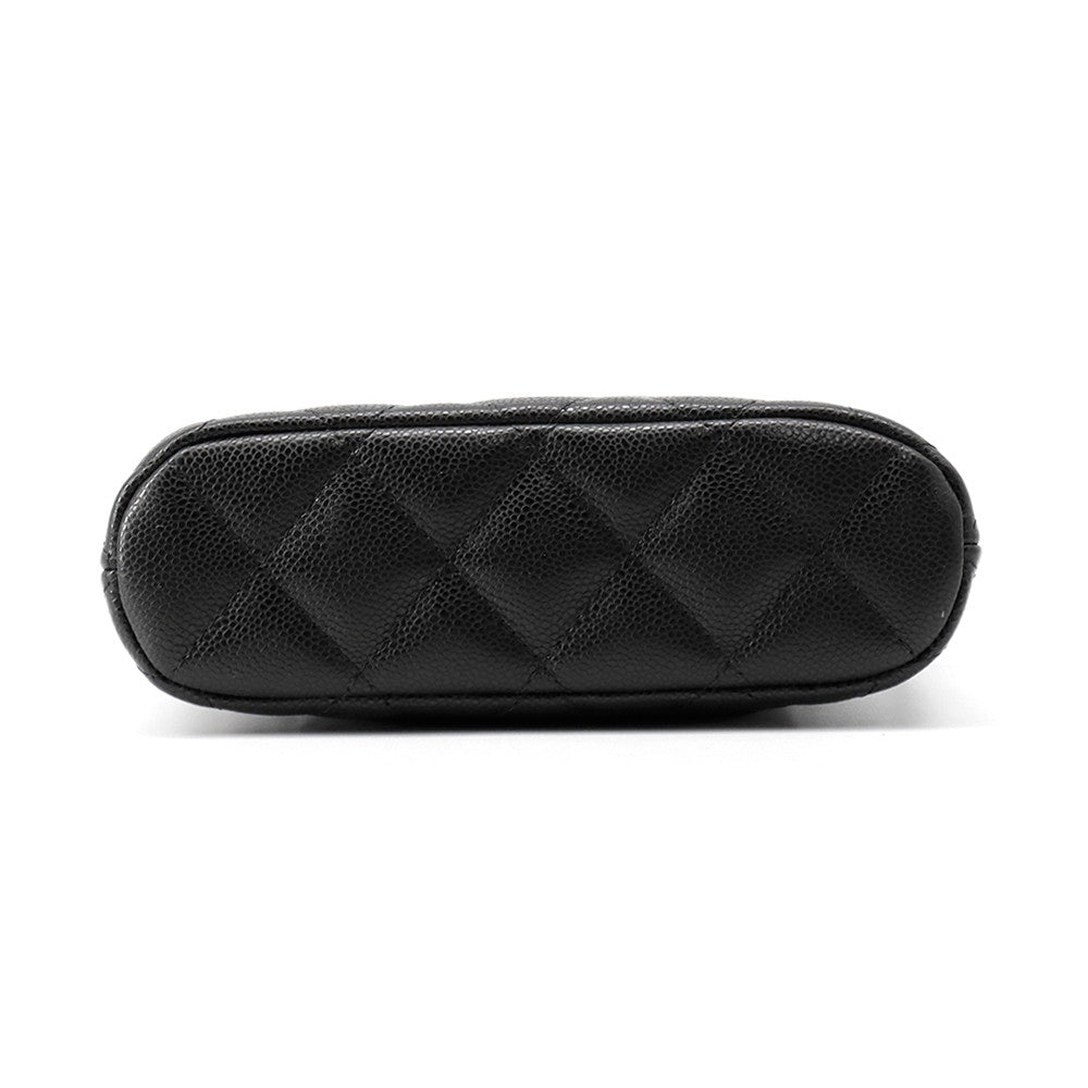 CHANEL Matelasse Mini Chain Pouch BlackAP4000 Caviar Leather