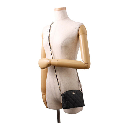 CHANEL Matelasse Mini Chain Pouch BlackAP4000 Caviar Leather