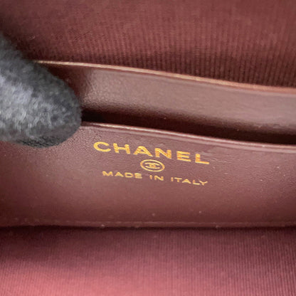 CHANEL Matelasse Mini Chain Pouch BlackAP4000 Caviar Leather