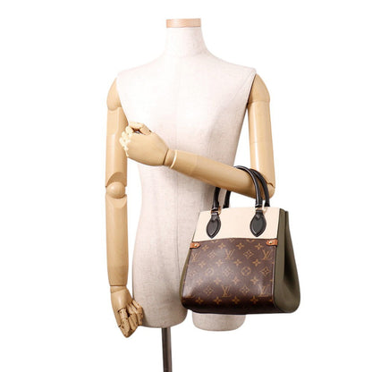 LOUIS VUITTON Fold tote Claim/Khaki/NoirM45388 Monogram Leather Size PM