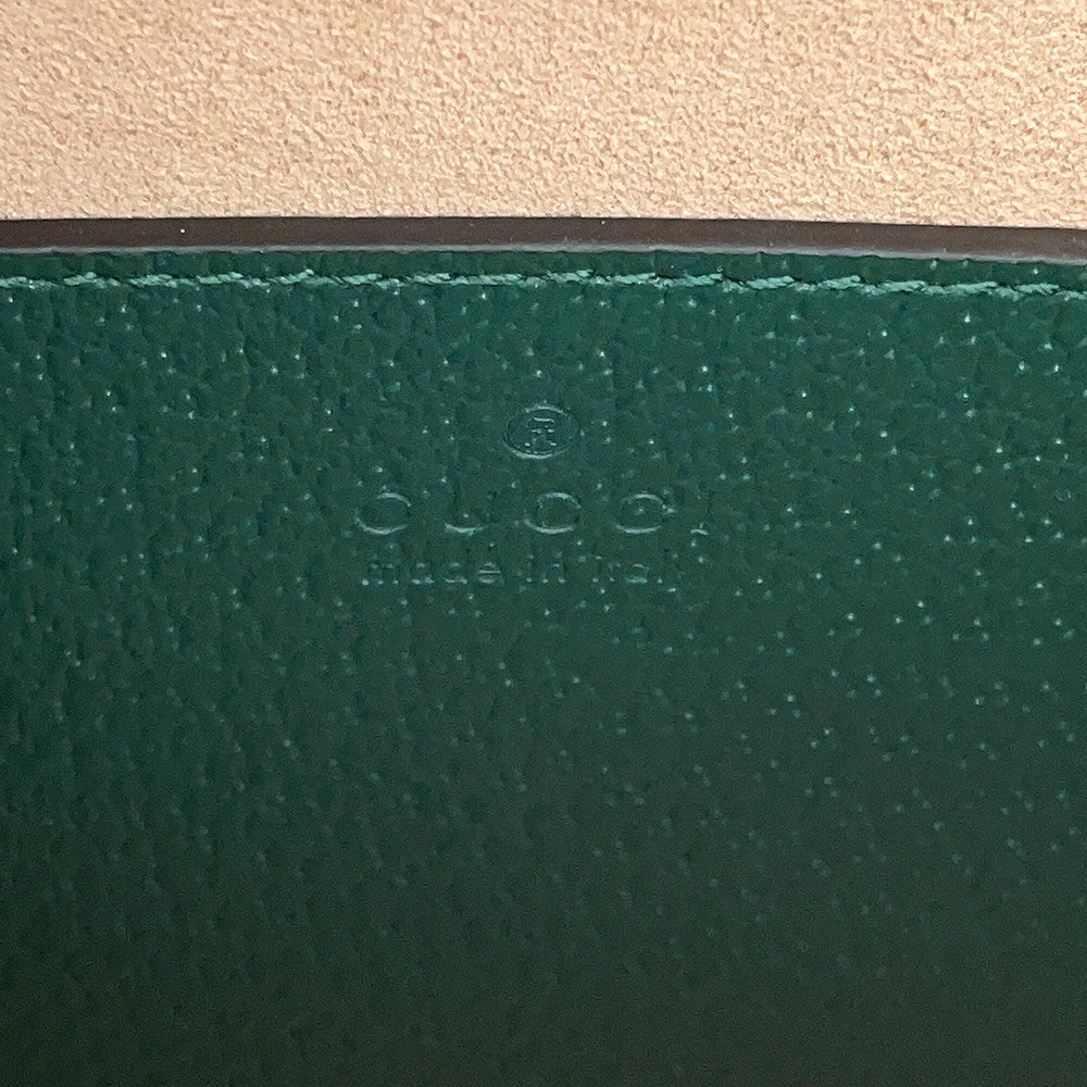 GUCCI Diana Bamboo 2-way Handbag Green702721 Leather Size Small