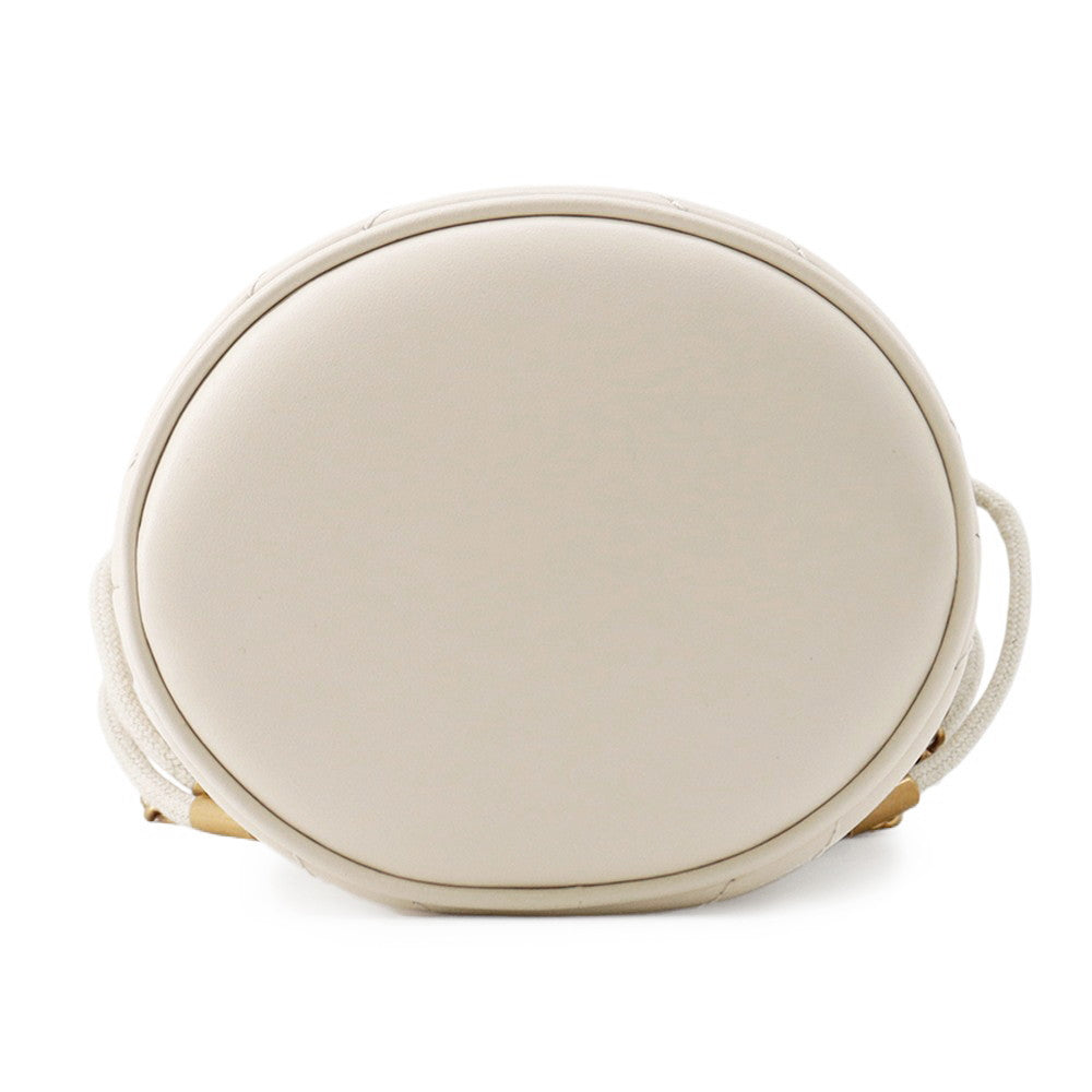 GUCCI GG Marmont Baguette Bag White575163 Leather Size Small