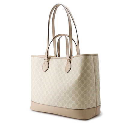GUCCI Ophidia Tote Bag Beige778958 GG Supreme Leather Size Medium
