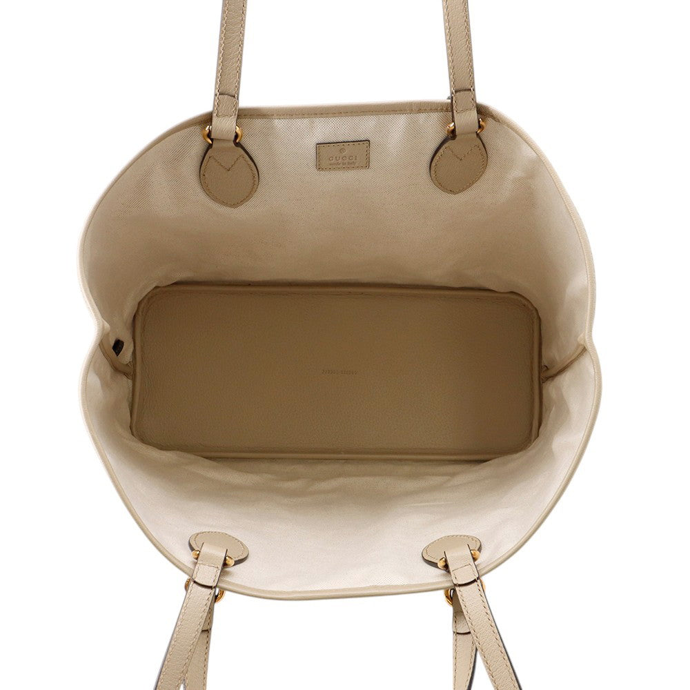 GUCCI Ophidia Tote Bag Beige778958 GG Supreme Leather Size Medium