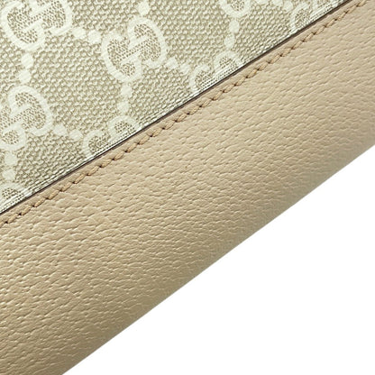 GUCCI Ophidia Tote Bag Beige778958 GG Supreme Leather Size Medium