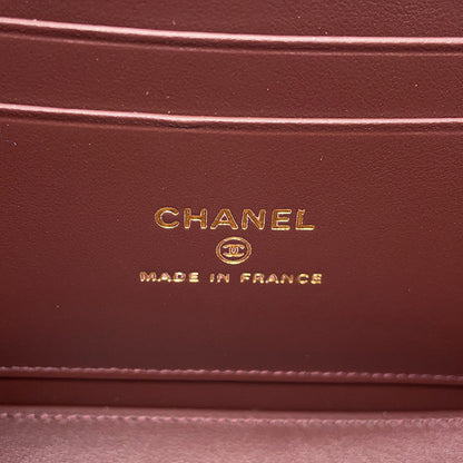 CHANEL Matelasse Vanity ChainShoulder Bag BlackAP1341 Caviar Leather