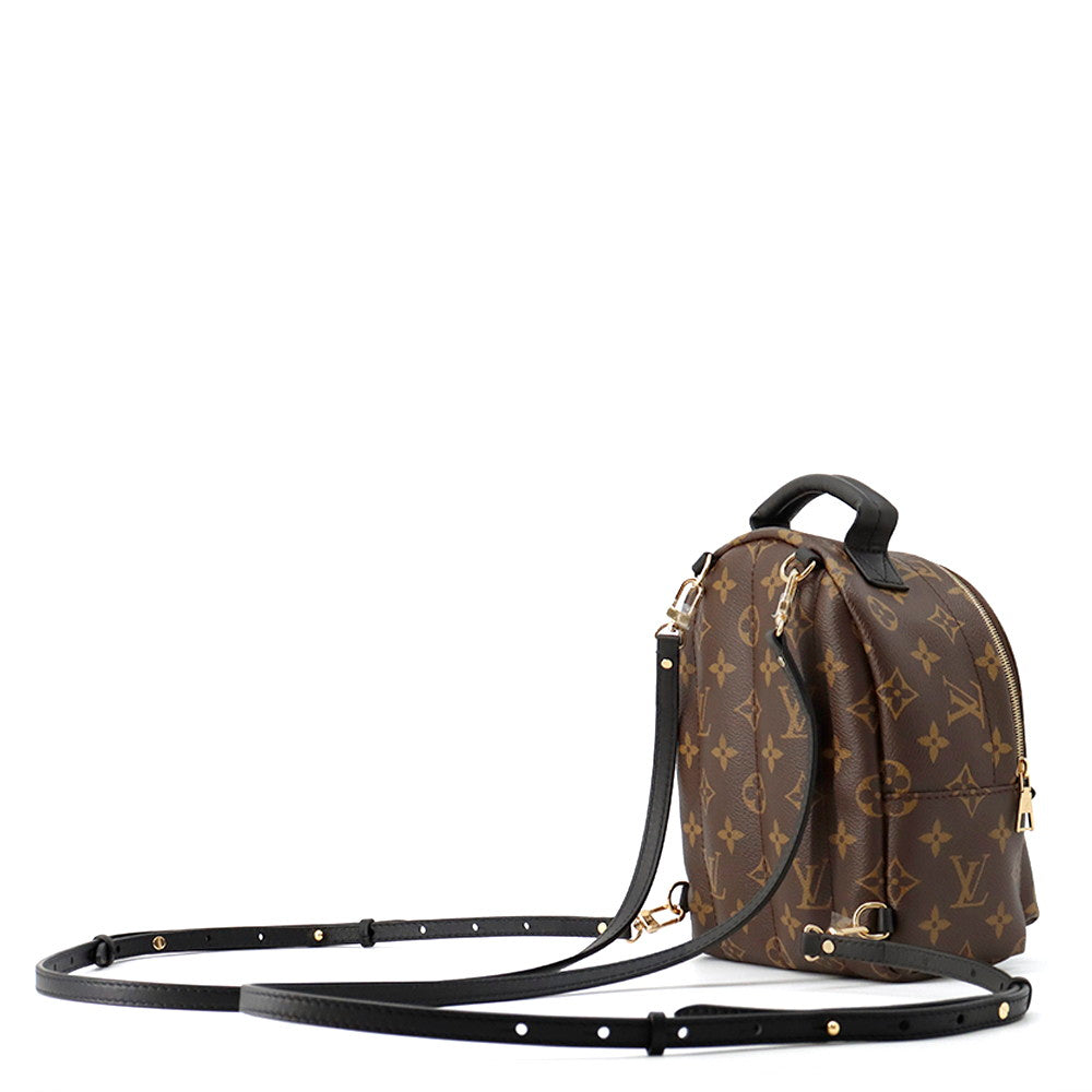 LOUIS VUITTON Palm Springs Backpack NoirM44873 Monogram Size MINI