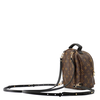 LOUIS VUITTON Palm Springs Backpack NoirM44873 Monogram Size MINI