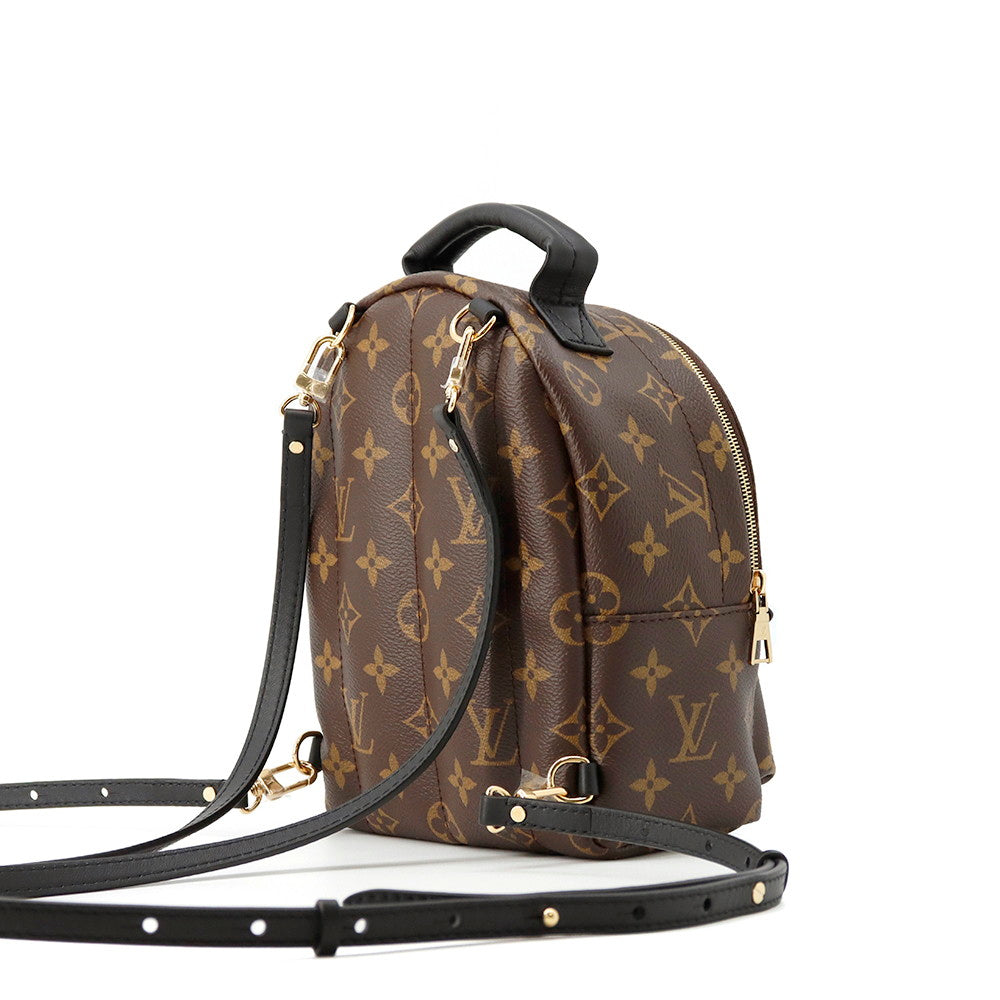 LOUIS VUITTON Palm Springs Backpack NoirM44873 Monogram Size MINI