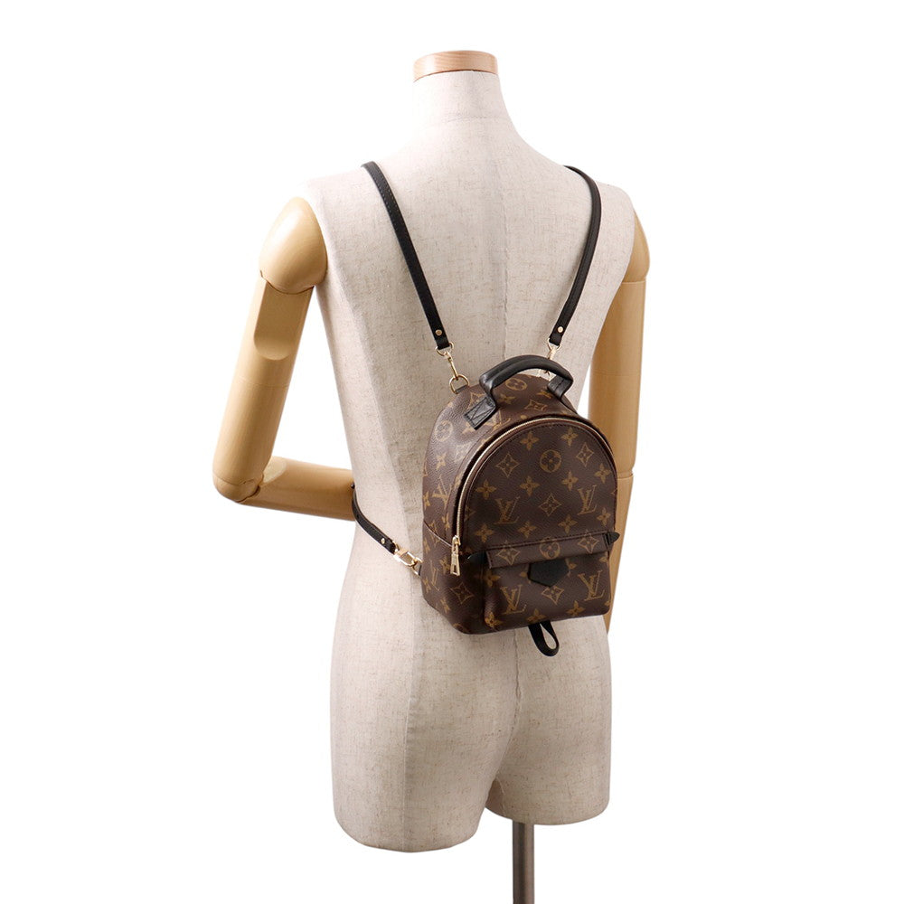 LOUIS VUITTON Palm Springs Backpack NoirM44873 Monogram Size MINI