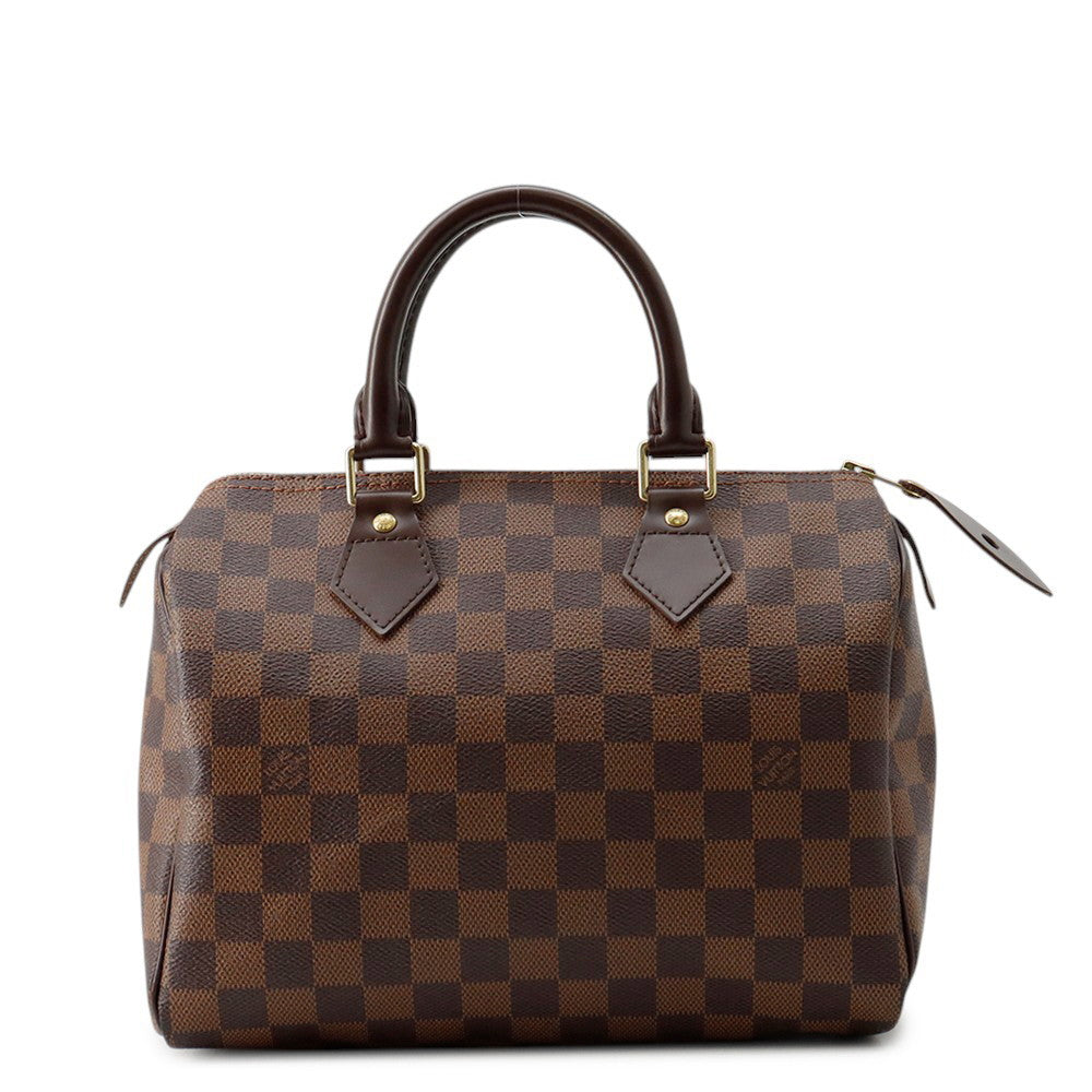 LOUIS VUITTON Speedy RedN41532 Damier Ebene Canvas Size 25