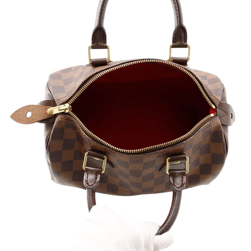 LOUIS VUITTON Speedy RedN41532 Damier Ebene Canvas Size 25