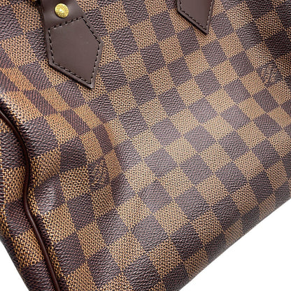 LOUIS VUITTON Speedy RedN41532 Damier Ebene Canvas Size 25