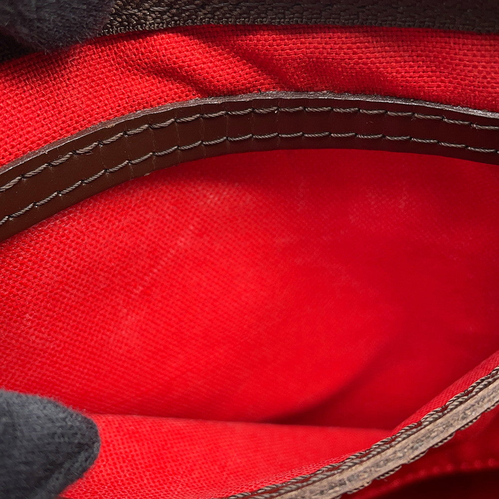 LOUIS VUITTON Speedy RedN41532 Damier Ebene Canvas Size 25