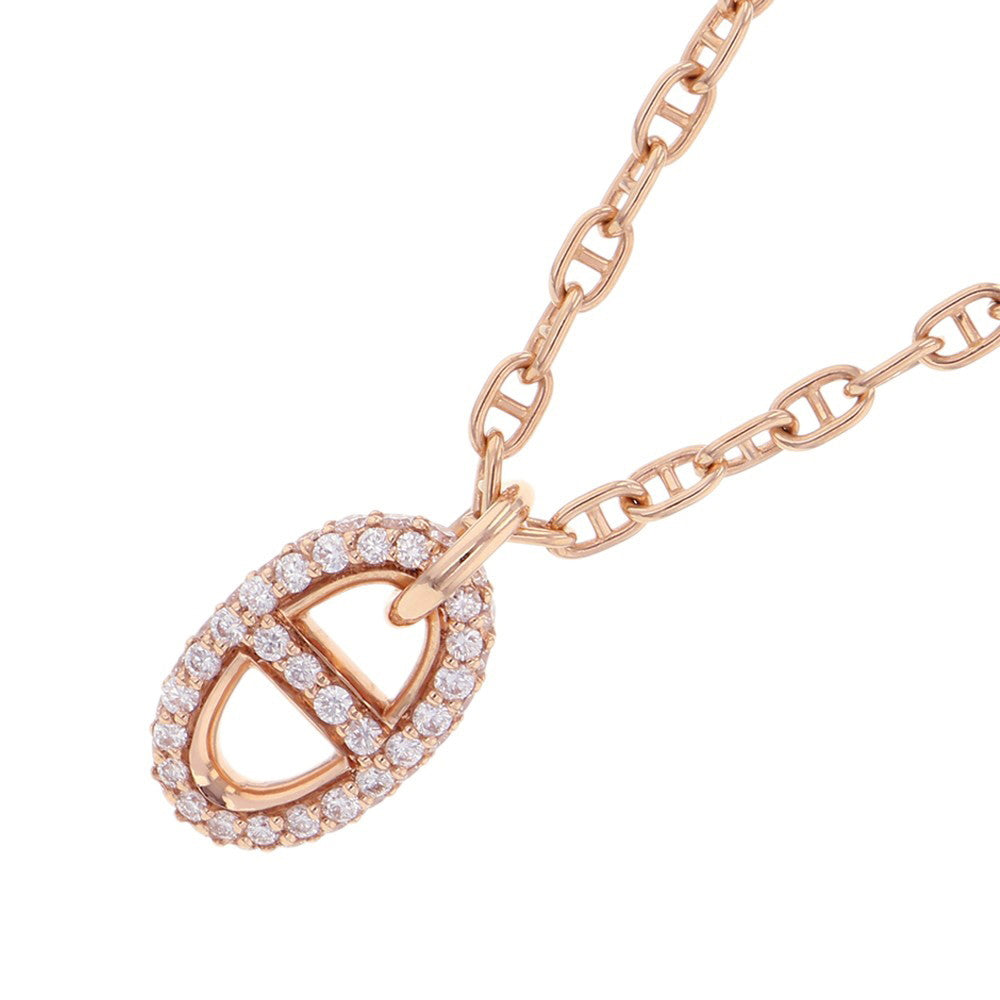 HERMES Farandole Necklace Size STH221303B 00ST 18K Pink Gold