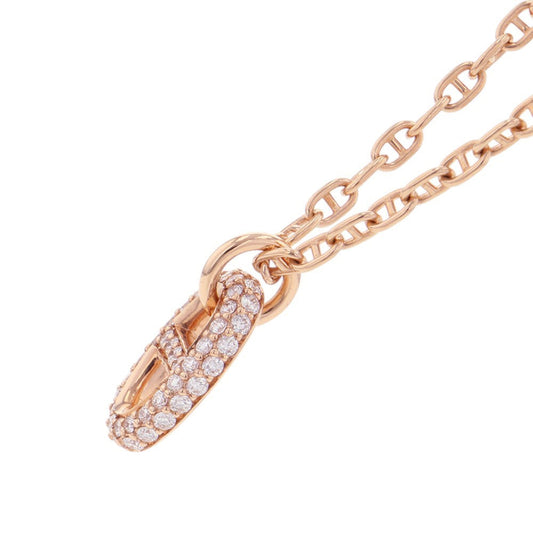 HERMES Farandole Necklace Size STH221303B 00ST 18K Pink Gold