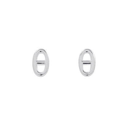 HERMES Farandole Chaine d'Ancre motif Earrings Size TPM SV925