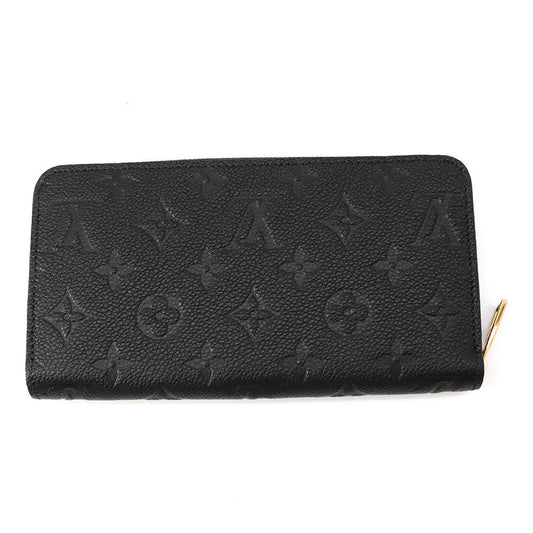 LOUIS VUITTON Zippy Wallet NoirM28791 Monogram Empreinte Leather