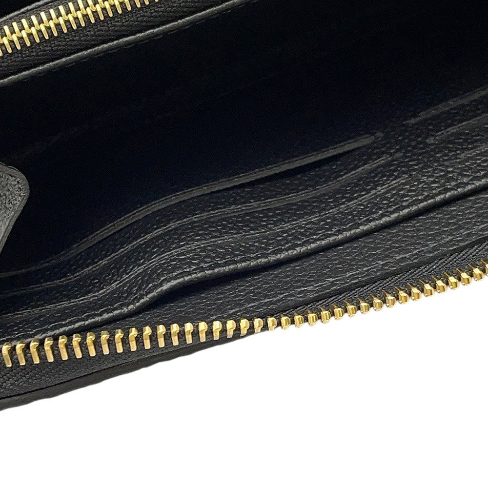 LOUIS VUITTON Zippy Wallet NoirM28791 Monogram Empreinte Leather