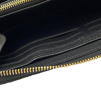 LOUIS VUITTON Zippy Wallet NoirM28791 Monogram Empreinte Leather