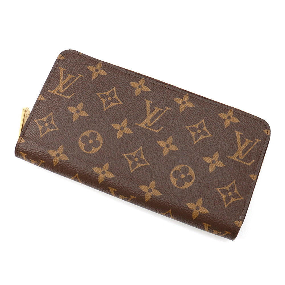 LOUIS VUITTON Zippy Wallet FuchsiaM41895 Monogram