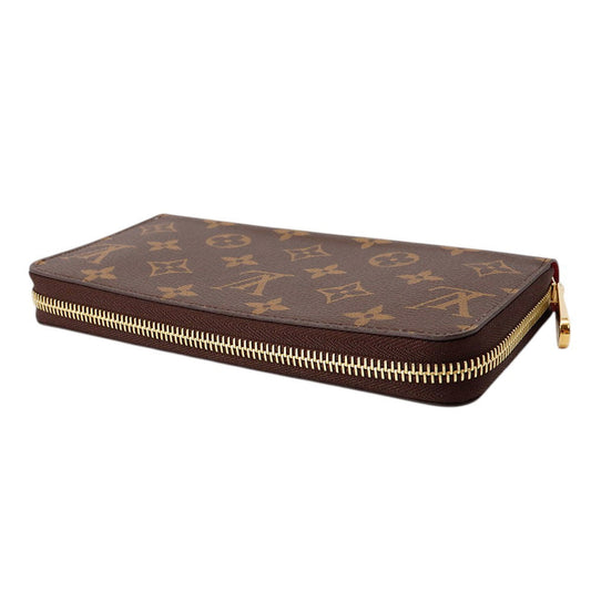 LOUIS VUITTON Zippy Wallet FuchsiaM41895 Monogram