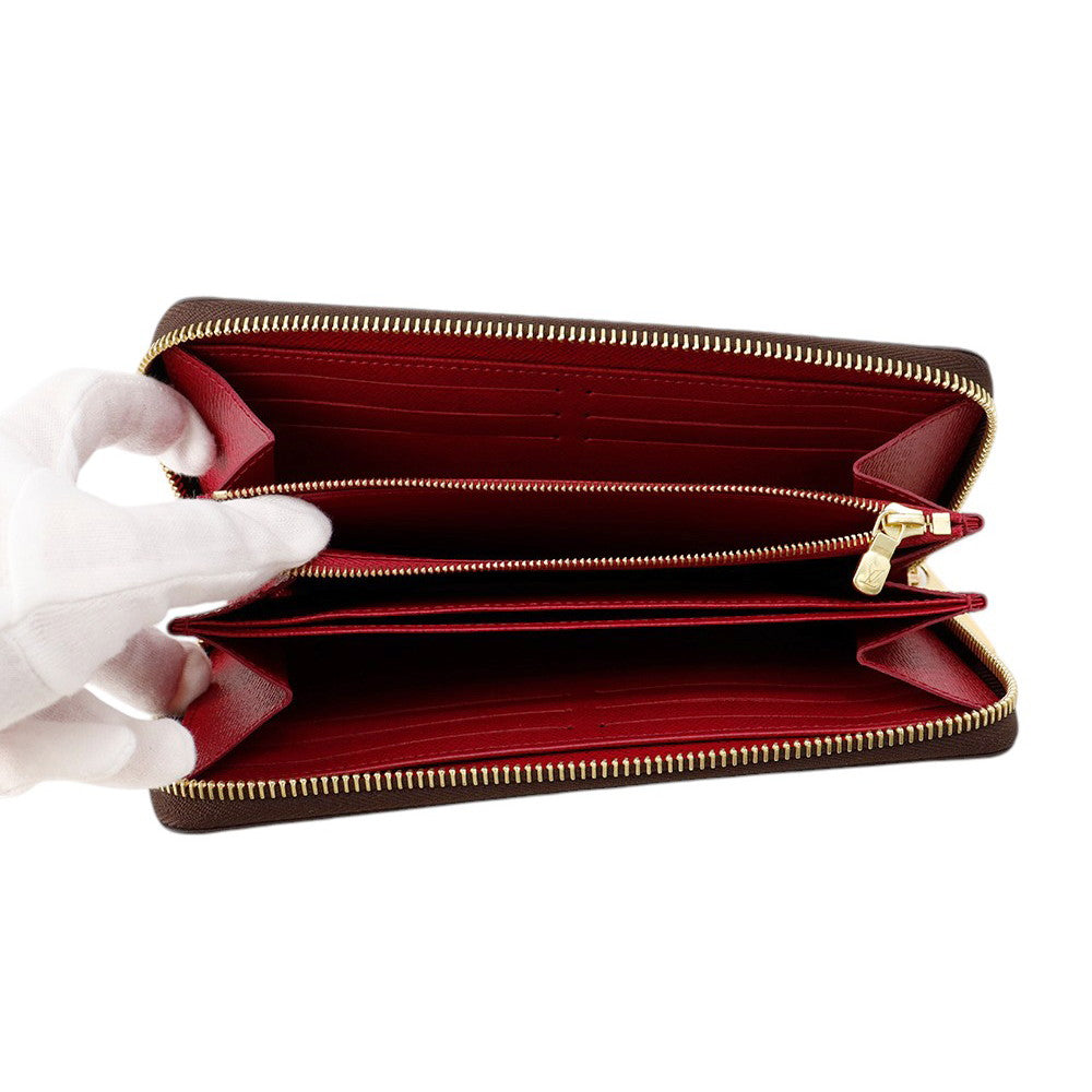 LOUIS VUITTON Zippy Wallet FuchsiaM41895 Monogram