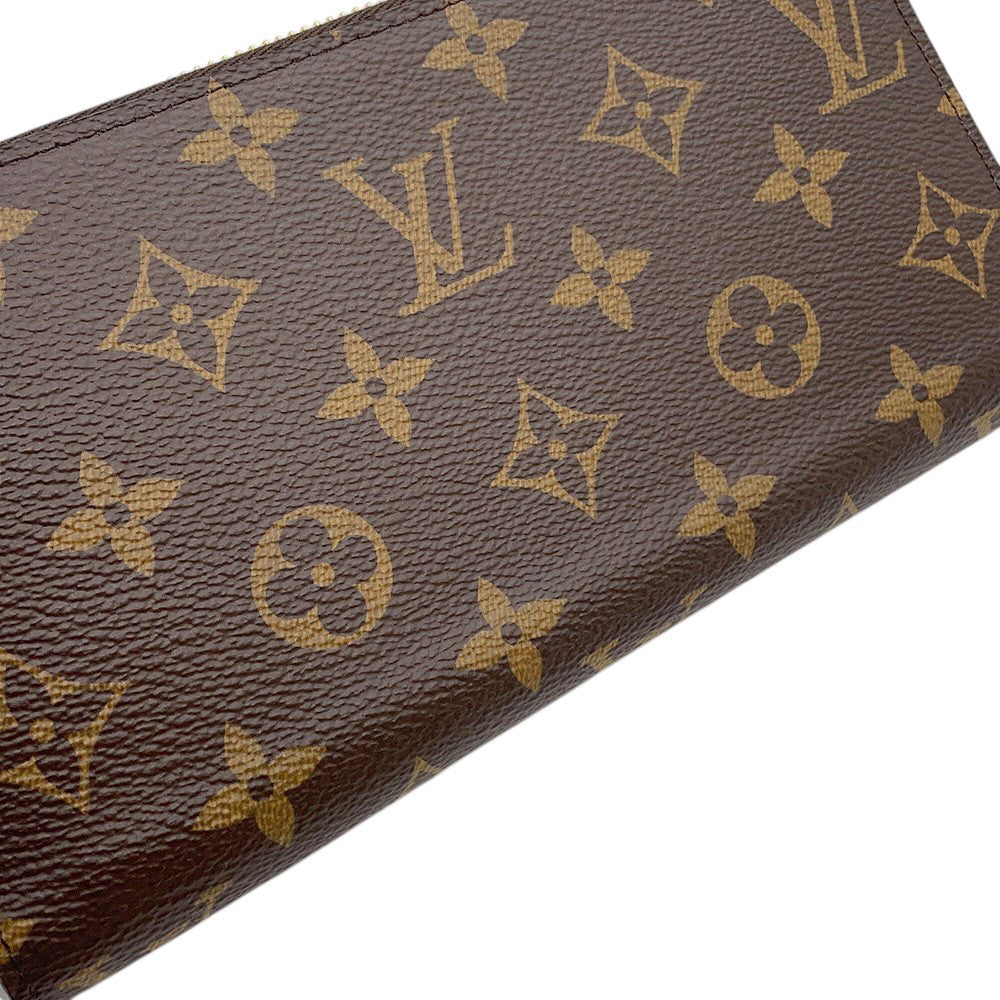 LOUIS VUITTON Zippy Wallet FuchsiaM41895 Monogram