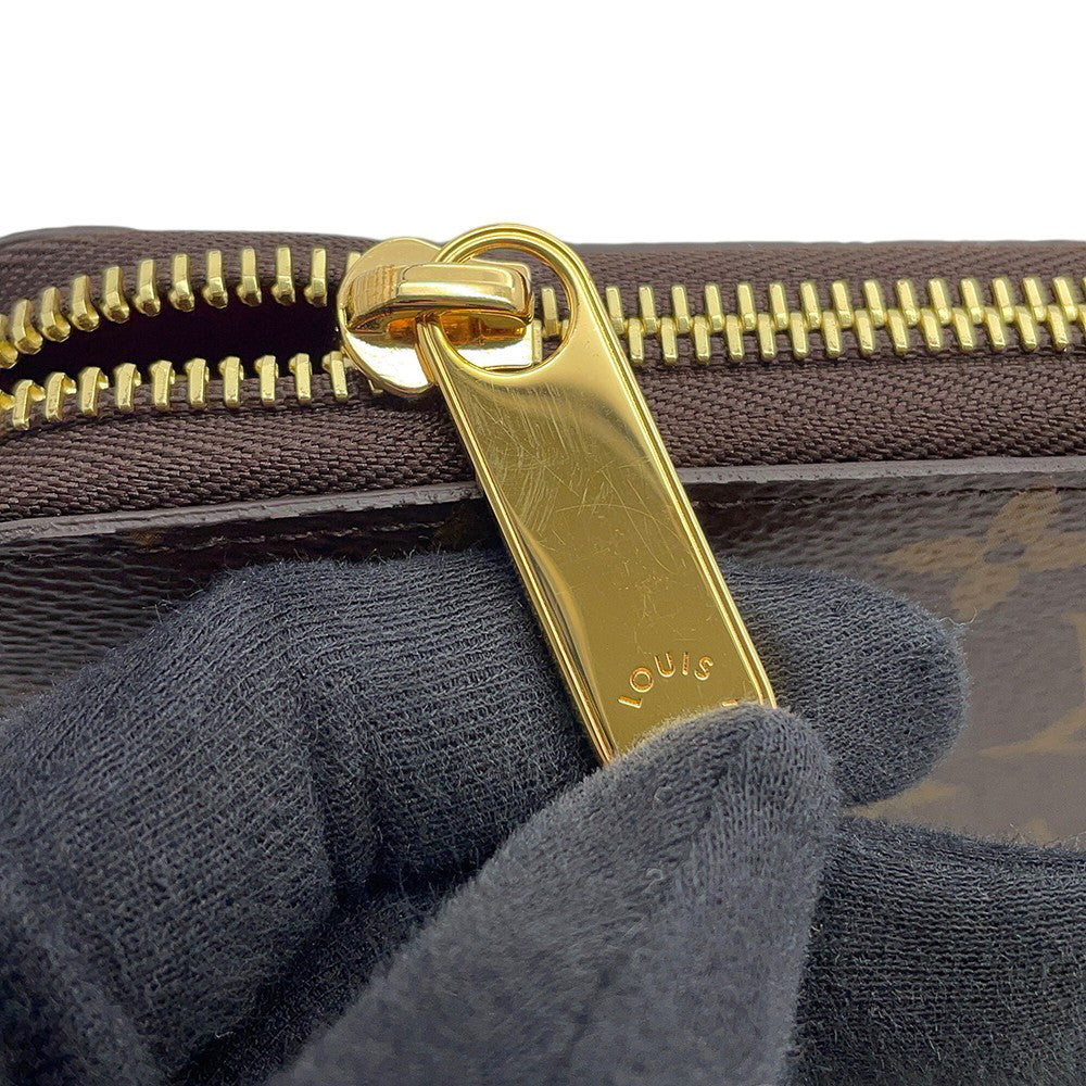 LOUIS VUITTON Zippy Wallet FuchsiaM41895 Monogram