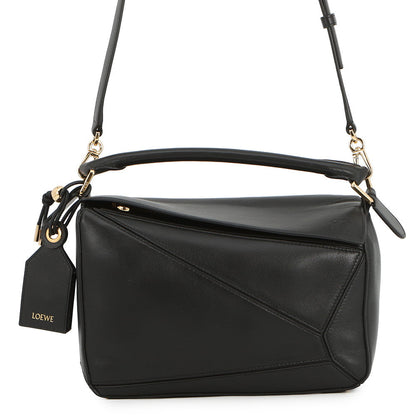 LOEWE Puzzle bag BlackA510PLSX01 Feather Light Napalm Size Small