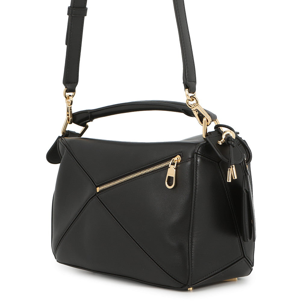 LOEWE Puzzle bag BlackA510PLSX01 Feather Light Napalm Size Small