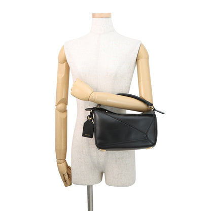 LOEWE Puzzle bag BlackA510PLSX01 Feather Light Napalm Size Small