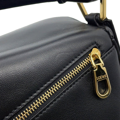 LOEWE Puzzle bag BlackA510PLSX01 Feather Light Napalm Size Small
