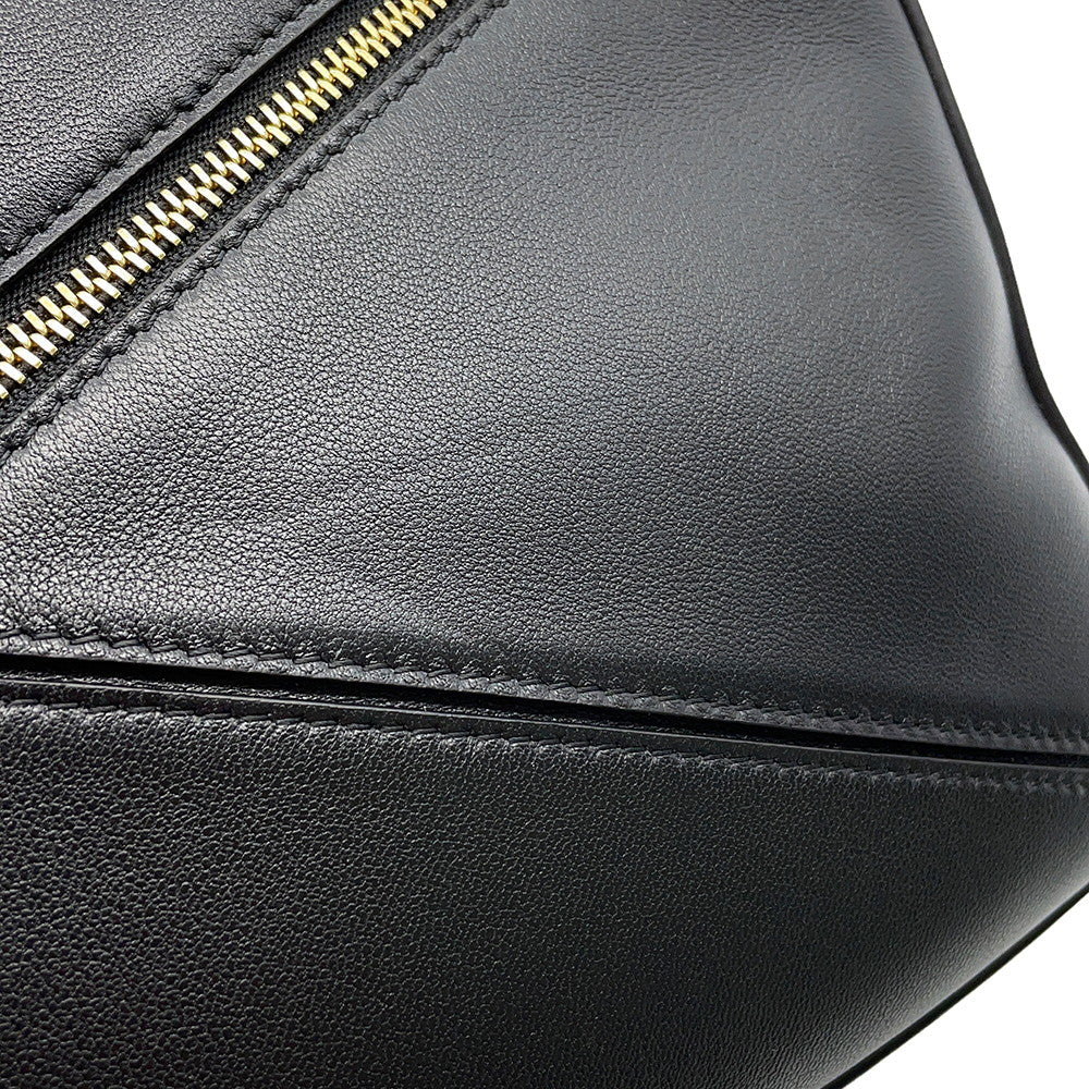 LOEWE Puzzle bag BlackA510PLSX01 Feather Light Napalm Size Small