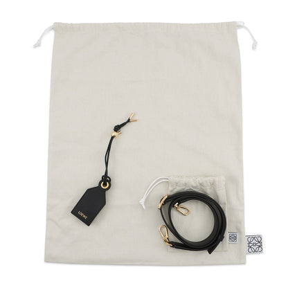 LOEWE Puzzle bag BlackA510PLSX01 Feather Light Napalm Size Small