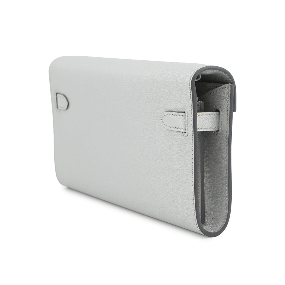 HERMES Kelly Long Togo Argent Chevre Shamqila
