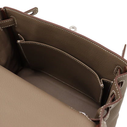 HERMES Kelly Retourne Etoupe Togo Leather Size 25