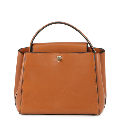 Valextra Valextra Brera 2WAY Handbag Brown Leather Size Medium